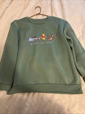 Winnie the Pooh Green Crewneck Sweatshirt